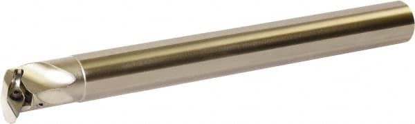 Kyocera - 22mm Min Bore Diam, 180mm OAL, 16mm Shank Diam, A-SVPC(B)-AE Indexable Boring Bar - 35mm Max Bore Depth, VBET 22.., VBGT 22.., VBGW 22.., VBMT 22.. Insert, Screw Holding Method - Americas Industrial Supply