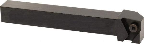 Kyocera - KTGF, External, Right Hand, 2.5mm Max Depth of Cut, 0.33 to 2.5mm Groove Width, Indexable Grooving Tool Holder - TGF32.. Insert Compatibility, 16mm Shank Height, 16mm Shank Width, 100mm OAL - Americas Industrial Supply