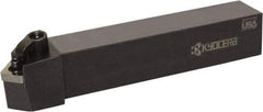 Kyocera - MSSN, Right Hand Cut, 45° Lead Angle, 1" Shank Height x 1" Shank Width, Negative Rake Indexable Turning Toolholder - 6" OAL, SN.. 43.., SNG 43.., SNM 43.., SNU 43.. Insert Compatibility, Series MSSN - Americas Industrial Supply