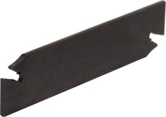 Kyocera - 3/4" Blade Height, 0.0709" Blade Width, 3.3858" OAL, Neutral Cut, Double End Indexable Cut-Off Blade - KTKB Blade, KTB-S Series - Americas Industrial Supply