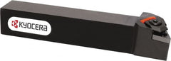 Kyocera - WTJN, Left Hand Cut, 93° Lead Angle, 20mm Shank Height x 20mm Shank Width, Negative Rake Indexable Turning Toolholder - 125mm OAL, TN.. 33.. Insert Compatibility, Series WTJN - Americas Industrial Supply