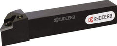 Kyocera - PDJN, Right Hand Cut, 93° Lead Angle, 20mm Shank Height x 20mm Shank Width, Negative Rake Indexable Turning Toolholder - 125mm OAL, DN.. 33.. Insert Compatibility, Series PDJN - Americas Industrial Supply