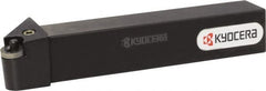 Kyocera - PRGN, Left Hand Cut, 90° Lead Angle, 20mm Shank Height x 20mm Shank Width, Negative Rake Indexable Turning Toolholder - 125mm OAL, RN.. 32.. Insert Compatibility, Series PRGN - Americas Industrial Supply