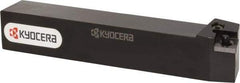 Kyocera - PSBN, Right Hand Cut, 75° Lead Angle, 25mm Shank Height x 25mm Shank Width, Negative Rake Indexable Turning Toolholder - 150mm OAL, SN.. 43.. Insert Compatibility, Series PSBN - Americas Industrial Supply