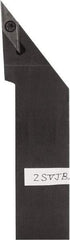 Kyocera - SVJB, Left Hand Cut, 93° Lead Angle, 25mm Shank Height x 25mm Shank Width, Neutral Rake Indexable Turning Toolholder - 150mm OAL, VB.. 22.., VC.. 22.. Insert Compatibility, Series SVJB - Americas Industrial Supply