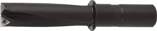 Kyocera - 2-1/4" Max Drill Depth, 0.766" Diam, Indexable Insert Drill - 2 Inserts, 5/8" Shank Diam, Whistle Notch Shank - Americas Industrial Supply