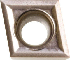 Kyocera - CCGT21.50.5 Grade PR1225 Carbide Turning Insert - Megacoat Finish, 80° Diamond, 1/4" Inscr Circle, 3/32" Thick, 0.008" Corner Radius - Americas Industrial Supply