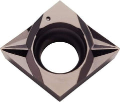 Kyocera - CCGT21.51 SK Grade PR1225 Carbide Turning Insert - Megacoat Finish, 80° Diamond, 1/4" Inscr Circle, 3/32" Thick, 1/64" Corner Radius - Americas Industrial Supply