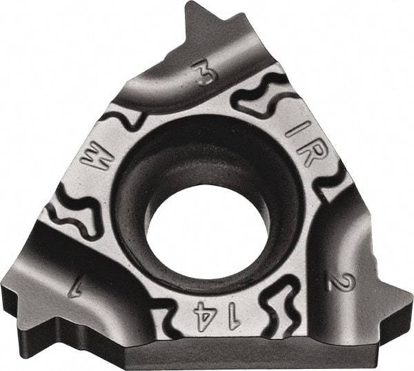 Kyocera - 16IR Internal Right Hand 14 Whitworth Laydown Threading Insert - Grade PR1115, TiAlN Coated Carbide, 9.53mm Inscribed Circle - Americas Industrial Supply