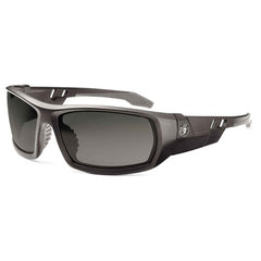 Odin Smoke Lens Matte Black Safety Glasses - Americas Industrial Supply