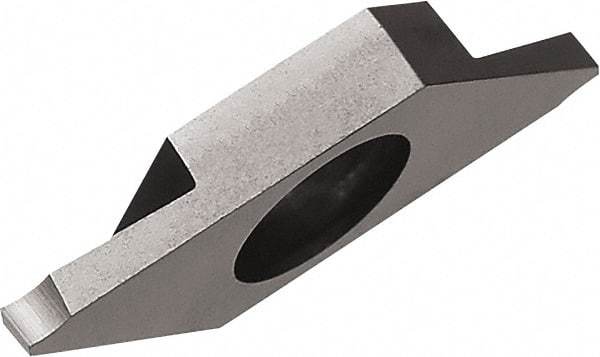Kyocera - TKF T PR1535 Grade, 0.0591" Cutting Width, Carbide Cutoff Insert - 0° Lead Angle, 0.0032" Cnr Rad, Megacoat Nano Coated - Americas Industrial Supply