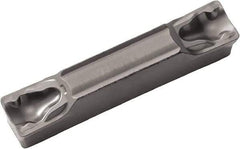 Kyocera - 6020GDFM GH Grade PR1225, 6mm Cutting Width Carbide Grooving Insert - Neutral, 0.4mm Corner Radius, Megacoat Finish - Americas Industrial Supply