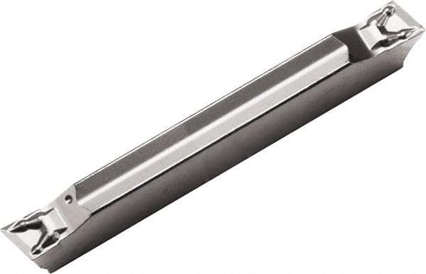Kyocera - 2520GDM PQ Grade PR1535, 2.5mm Cutting Width Carbide Grooving Insert - Right Hand, 0.1mm Corner Radius, Megacoat Nano Finish - Americas Industrial Supply