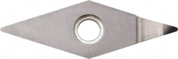 Kyocera - VNMM330.5 Grade KPD001 Polycrystalline Diamond (PCD) Turning Insert - Uncoated, 35° Diamond, 3/8" Inscr Circle, 3/16" Thick, 0.008" Corner Radius - Americas Industrial Supply
