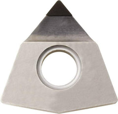 Kyocera - WNMM431 Grade KPD001 Polycrystalline Diamond (PCD) Turning Insert - Uncoated, 80° Trigon, 1/2" Inscr Circle, 3/16" Thick, 1/64" Corner Radius - Americas Industrial Supply