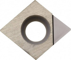 Kyocera - CCMT21.50.2 Grade KPD001 Polycrystalline Diamond (PCD) Turning Insert - Uncoated, 80° Diamond, 1/4" Inscr Circle, 3/32" Thick, 0.004" Corner Radius - Americas Industrial Supply