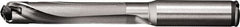 Kyocera - 200mm Max Drill Depth, 8xD, 24.99mm Diam, Indexable Insert Drill - 1 Insert, 25mm Shank Diam, Straight Shank - Americas Industrial Supply