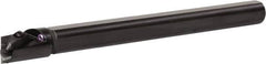 Kyocera - 1-1/2" Min Bore Diam, 12" OAL, 1-1/4" Shank Diam, DWLN Indexable Boring Bar - 1.614" Max Bore Depth, WNMG 43.. Insert, Screw Clamping Holding Method - Americas Industrial Supply