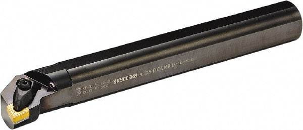 Kyocera - 32mm Min Bore Diam, 200mm OAL, 25mm Shank Diam, A-DCLN Indexable Boring Bar - 42mm Max Bore Depth, CN..G 1204.., CNGA 1204.., CNGG 1204.., CNMA 1204.., CNMG 1204.., CNMM 1204.. Insert, Screw Clamping Holding Method - Americas Industrial Supply