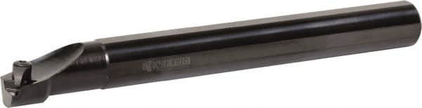 Kyocera - 5/8" Min Bore Diam, 7" OAL, 5/8" Shank Diam, S...CTUP Indexable Boring Bar - 1-1/4" Max Bore Depth, TPG 22.., TPGR 22.., TPM 22.., TPMR 22.. Insert, Clamp Holding Method - Americas Industrial Supply
