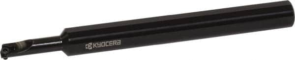 Kyocera - 0.62" Min Bore Diam, 6" OAL, 1/2" Shank Diam, S...SVJB Indexable Boring Bar - 1-1/4" Max Bore Depth, VBET 22.., VBGT 22.., VBGW 22.., VBMT 22.. Insert, Screw Holding Method - Americas Industrial Supply