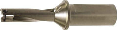 Kyocera - 1.732" Max Drill Depth, 12.5mm Diam, Indexable Insert Drill - 1 Insert, 3/4" Shank Diam, Flange Shank - Americas Industrial Supply