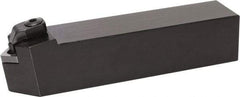 Kyocera - HSDN, Neutral Cut, 90° Lead Angle, 1-1/4" Shank Height x 1-1/4" Shank Width, Negative Rake Indexable Turning Toolholder - 6" OAL, SN.. 43.., SNG 45.., SNM 45.., SNU 45.. Insert Compatibility, Series HSDN - Americas Industrial Supply