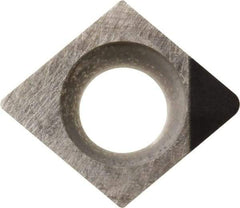 Kyocera - CCGW21.51 Grade KPD001 Polycrystalline Diamond (PCD) Turning Insert - Uncoated, 80° Diamond, 1/4" Inscr Circle, 3/32" Thick, 1/64" Corner Radius - Americas Industrial Supply