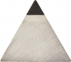 Kyocera - TPG321 Grade KPD001 Polycrystalline Diamond (PCD) Turning Insert - Uncoated, 60° Triangle, 3/8" Inscr Circle, 1/8" Thick, 1/64" Corner Radius - Americas Industrial Supply