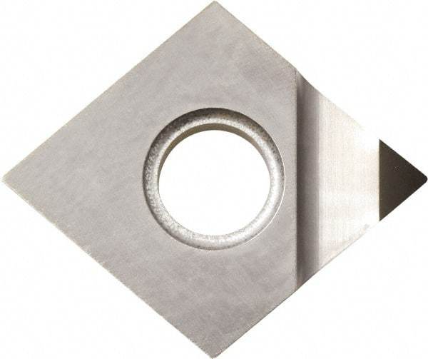 Kyocera - CNMM432 Grade KPD001 Polycrystalline Diamond (PCD) Turning Insert - Uncoated, 80° Diamond, 1/2" Inscr Circle, 3/16" Thick, 1/32" Corner Radius - Americas Industrial Supply
