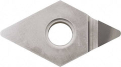 Kyocera - DNMM432 Grade KPD001 Polycrystalline Diamond (PCD) Turning Insert - Uncoated, 55° Diamond, 1/2" Inscr Circle, 3/16" Thick, 1/32" Corner Radius - Americas Industrial Supply