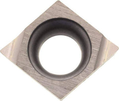 Kyocera - CCET110905 F Grade PV720 Cermet Turning Insert - TiCN (Megacoat Nano) Finish, 80° Diamond, 3.5052mm Inscr Circle, 1.397mm Thick, 0.2032mm Corner Radius - Americas Industrial Supply