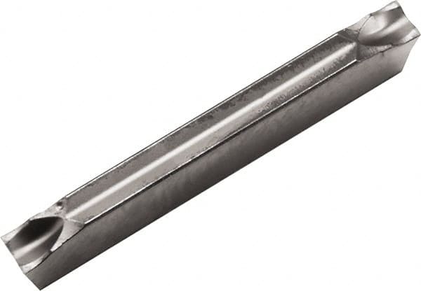 Kyocera - 2520GDM PF Grade PR1535, 2.5mm Cutting Width Carbide Grooving Insert - Neutral, 0.15mm Corner Radius, Megacoat Nano Finish - Americas Industrial Supply