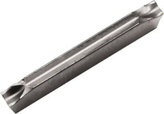 Kyocera - 2520GDM PF Grade PR1535, 2.5mm Cutting Width Carbide Grooving Insert - Neutral, 0.15mm Corner Radius, Megacoat Nano Finish - Americas Industrial Supply