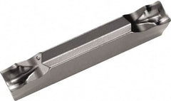 Kyocera - 3020GDM PM Grade PR1535, 3mm Cutting Width Carbide Grooving Insert - Neutral, 0.25mm Corner Radius, Megacoat Nano Finish - Americas Industrial Supply