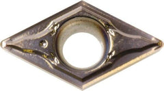 Kyocera - DCGT21.50.5 GF Grade PR1225 Carbide Turning Insert - Megacoat Finish, 55° Diamond, 1/4" Inscr Circle, 3/32" Thick, 0.008" Corner Radius - Americas Industrial Supply