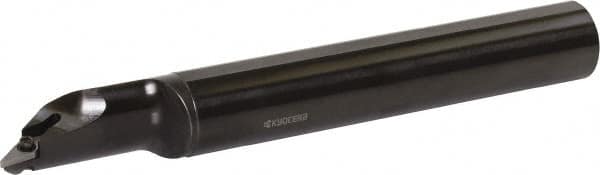 Kyocera - 34mm Min Bore Diam, 250mm OAL, 25mm Shank Diam, S-SVZC(B)-A Indexable Boring Bar - 30mm Max Bore Depth, VBGT 33.., VBGW 33.., VBMT 33.., VCGT 33.., VCGW 33.., VCMT 33.. Insert, Screw Holding Method - Americas Industrial Supply
