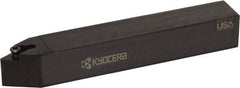 Kyocera - SDNC, Neutral Cut, 63° Lead Angle, 3/4" Shank Height x 3/4" Shank Width, Neutral Rake Indexable Turning Toolholder - 5" OAL, DC.. Insert Compatibility, Series SDNC - Americas Industrial Supply