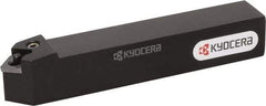Kyocera - PSDN, Neutral Cut, 90° Lead Angle, 20mm Shank Height x 20mm Shank Width, Negative Rake Indexable Turning Toolholder - 125mm OAL, SN.. 43.. Insert Compatibility, Series PSDN - Americas Industrial Supply