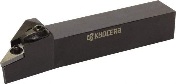 Kyocera - MVLN, Left Hand Cut, 95° Lead Angle, 25mm Shank Height x 25mm Shank Width, Negative Rake Indexable Turning Toolholder - 150mm OAL, VN.. 33 Insert Compatibility, Series MVLN - Americas Industrial Supply
