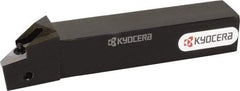 Kyocera - PVLN, Right Hand Cut, 95° Lead Angle, 25mm Shank Height x 25mm Shank Width, Negative Rake Indexable Turning Toolholder - 150mm OAL, VN.. 33 Insert Compatibility, Series PVLN - Americas Industrial Supply