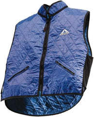 Techniche - Size L, Blue Cooling Vest - Zipper Front, Nylon, HyperKewl - Americas Industrial Supply
