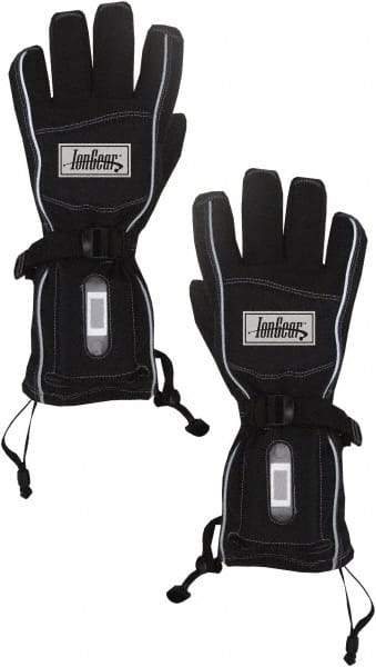 Techniche - Size S/M Work Gloves - For General Purpose, Palm & Fingers Coated, Gauntlet Cuff, Full Fingered, Black, Paired - Americas Industrial Supply