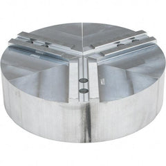 Abbott Workholding Products - 15" Max Chuck Capacity, 1.5mm x 60° Serrated Interface, Round Soft Lathe Chuck Jaw - 3 Jaw, Aluminum, 1.6929" Btw Mount Hole Ctrs, 15" Wide, 4" High, 20mm Fastener - Americas Industrial Supply