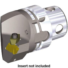 Kennametal - Insert Style NG 3L, 70mm Head Length, Right Hand Cut, Internal/External Modular Threading Cutting Unit Head - System Size KM4X63, 43mm Center to Cutting Edge, Series NE - Americas Industrial Supply