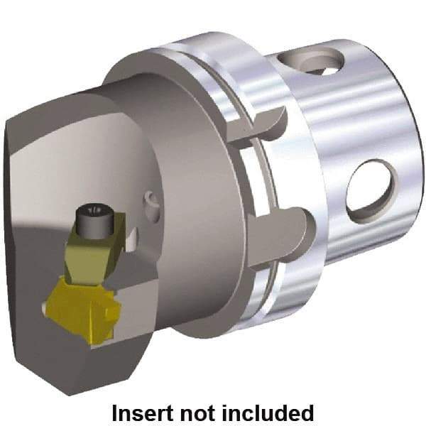 Kennametal - Insert Style NG 6L, 100mm Head Length, Right Hand Cut, Internal/External Modular Threading Cutting Unit Head - System Size KM4X100, 63mm Center to Cutting Edge, Series NE - Americas Industrial Supply