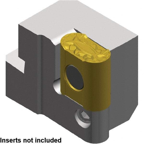 Kennametal - Series WLJN, Right Hand, WLJN Toolholder Compatibility, LNUX191950RRP Insert Compatibility, Indexable Turning Cartridge - Clamp Holding Method, 42.7mm OAL x 22.6mm OAW x 32mm OAH - Americas Industrial Supply