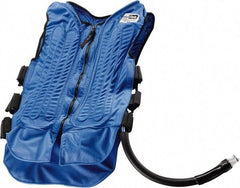 Techniche - Size 2XL, Blue Cooling Vest - Zipper Front, Nylon, Mesh, Polyurethane - Americas Industrial Supply