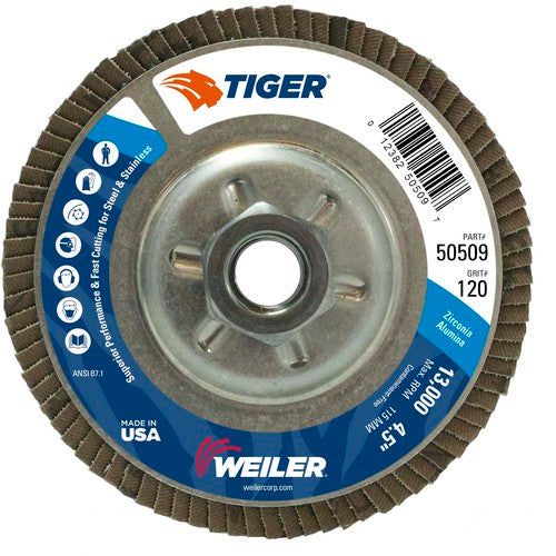 4-1/2X5/8-11 12OZ TIGER DISC - Americas Industrial Supply