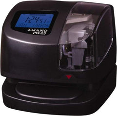 Amano - Time Clocks & Time Recorders Punch Style: Manual/Automatic Power Source: 115V 60 Hz AC - Americas Industrial Supply